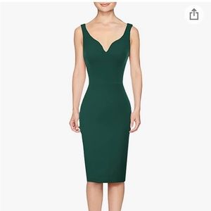 Emerald Green Cocktail Dress